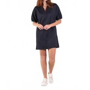 NEW EMILY MCCARTHY poppy mini dress in black